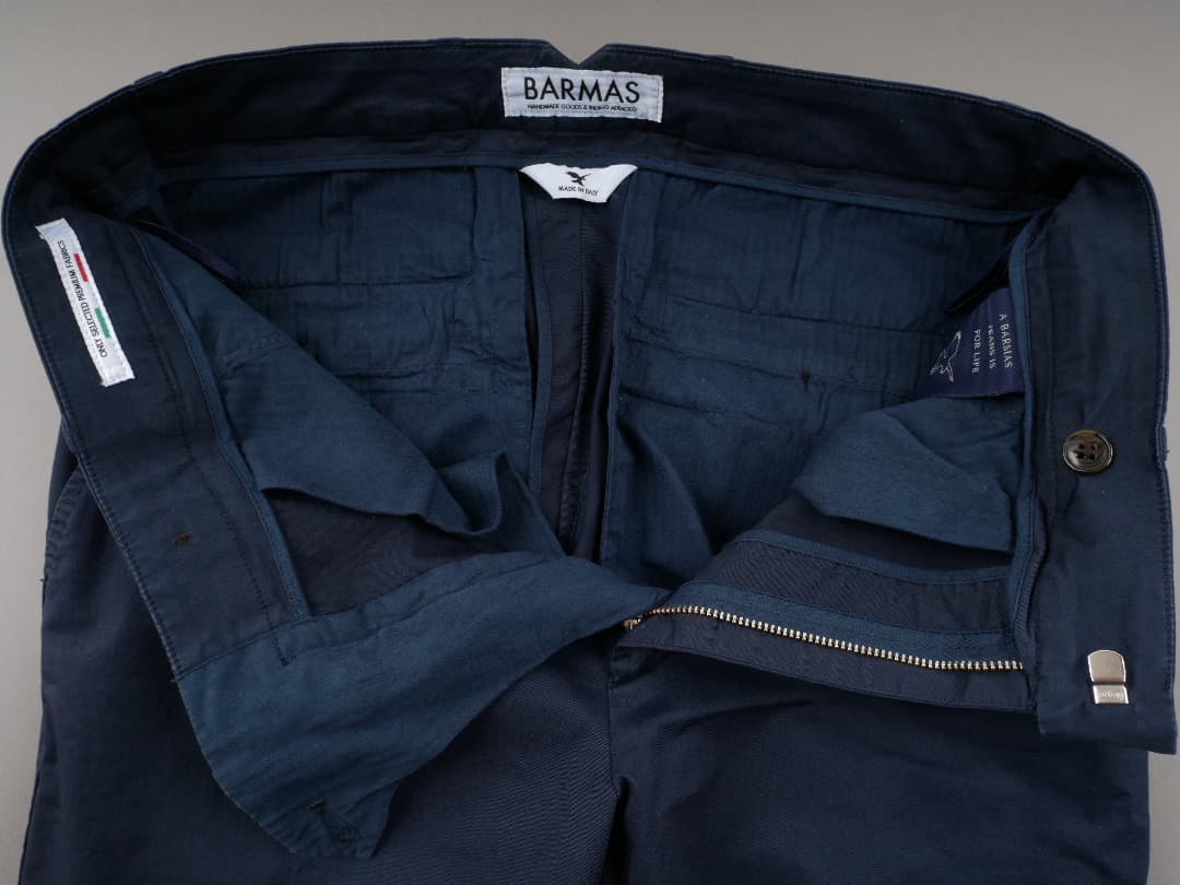 BARMAS◆Made in Italy◆31◆スリム ガーメントダイ パンツ