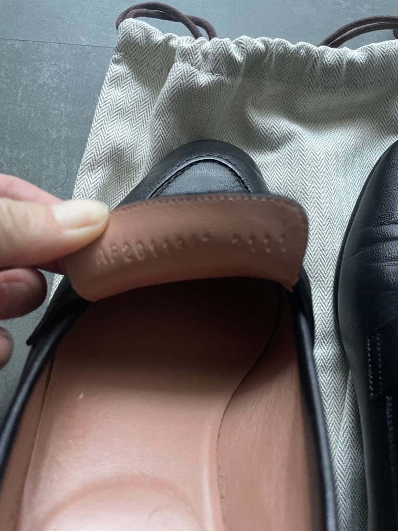 味噌汁さま専用エルメス　モカシンパリローファー黒