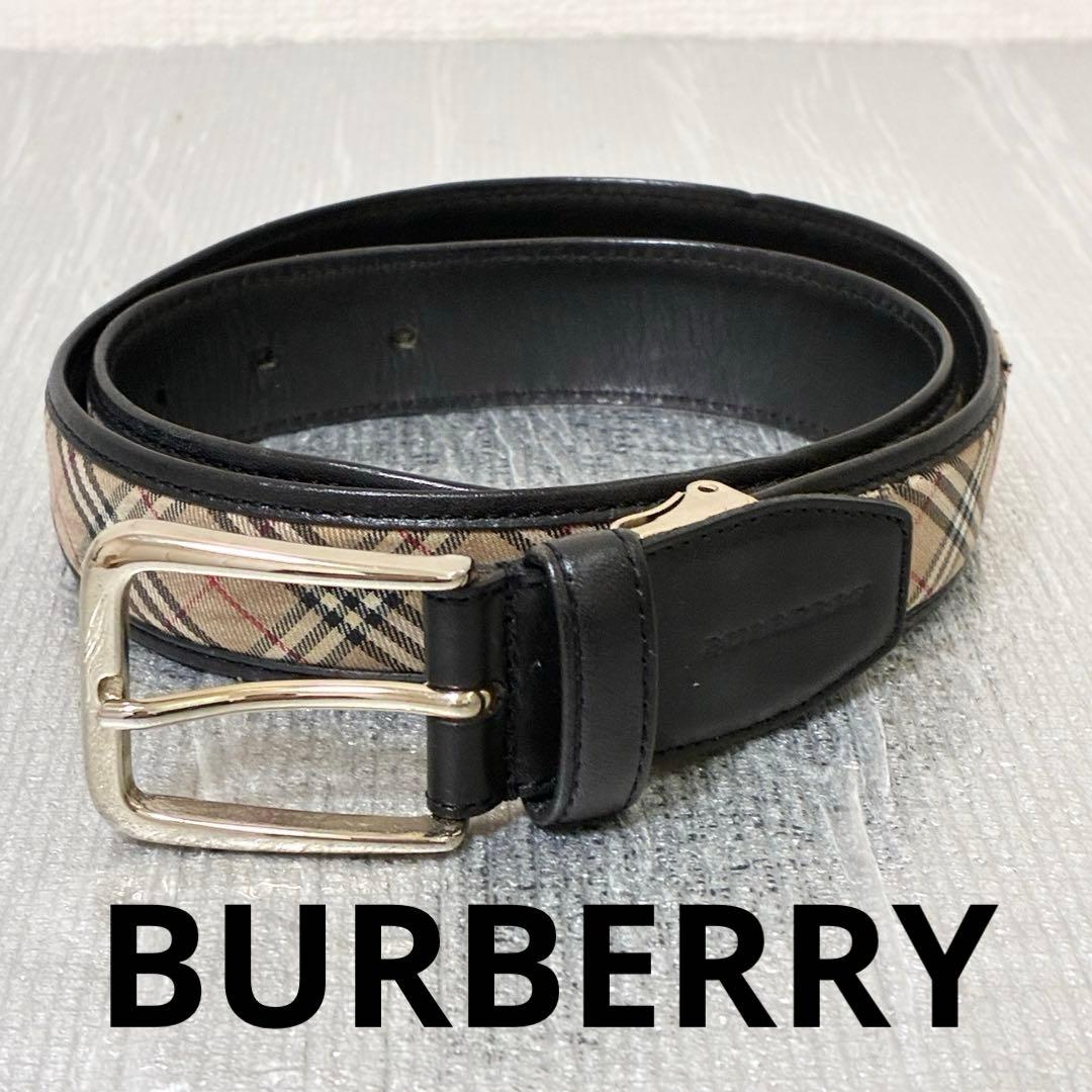 BURBERRY バーバリー　ゴルフ　ベルト　ノバチェック