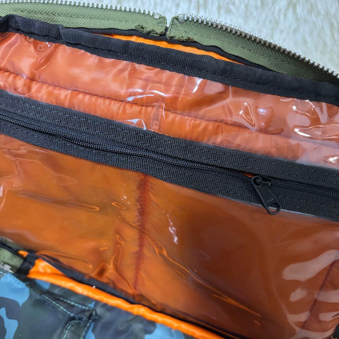 【19日まで】ポーター　タンカー　ショルダーバッグ　カモフラ　2層