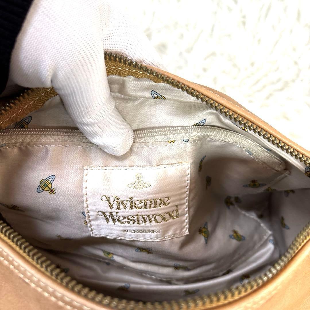 希少✨Vivienne Westwood オーブロゴドラムショルダーバッグ