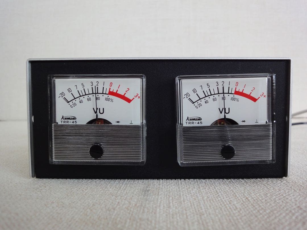 自作ステレオVUメーター189号機　桑野電機 TRR-45（新品未使用）