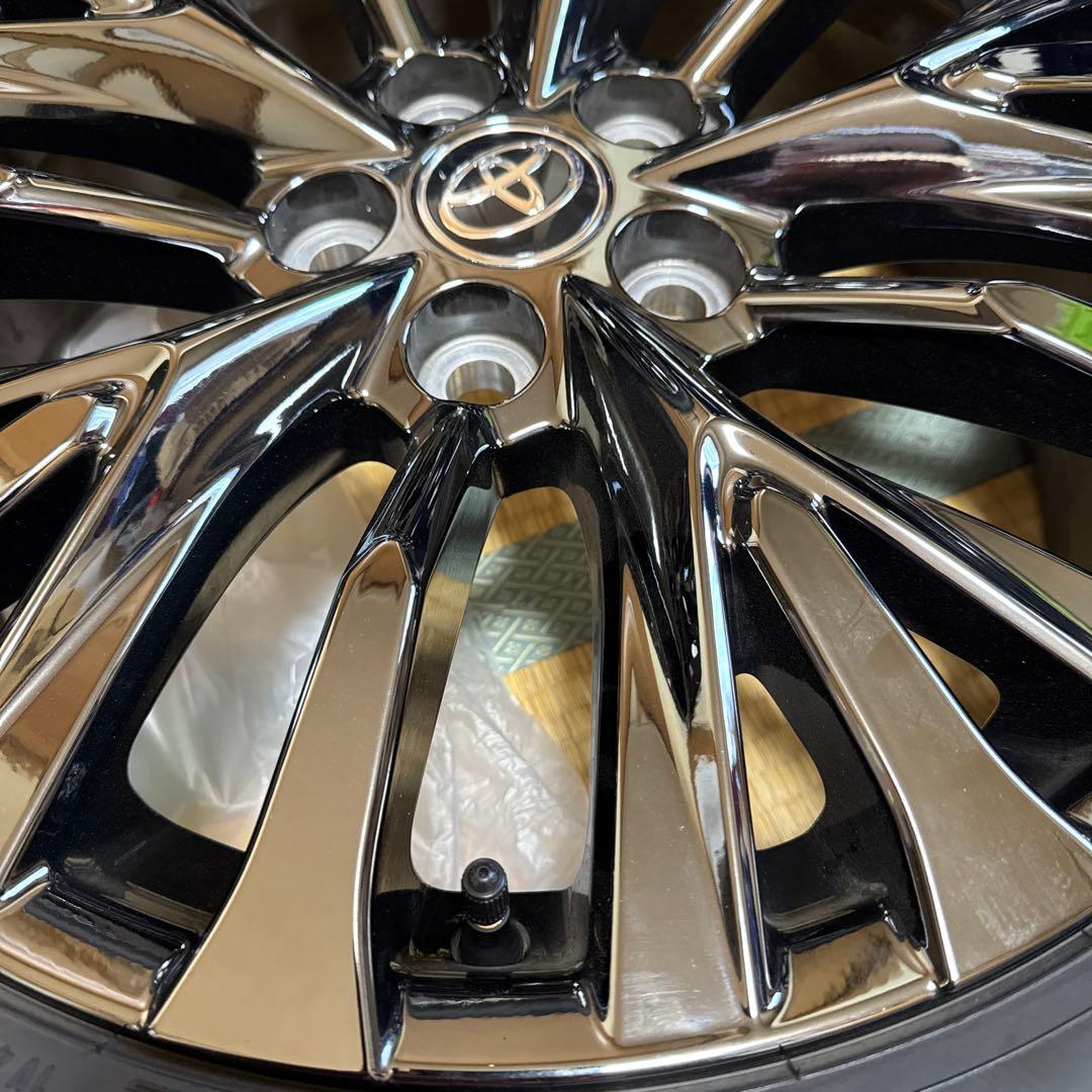 40ヴェルファイアZプレミア純正ホイール&プレミアムタイヤVEURO 4本セット