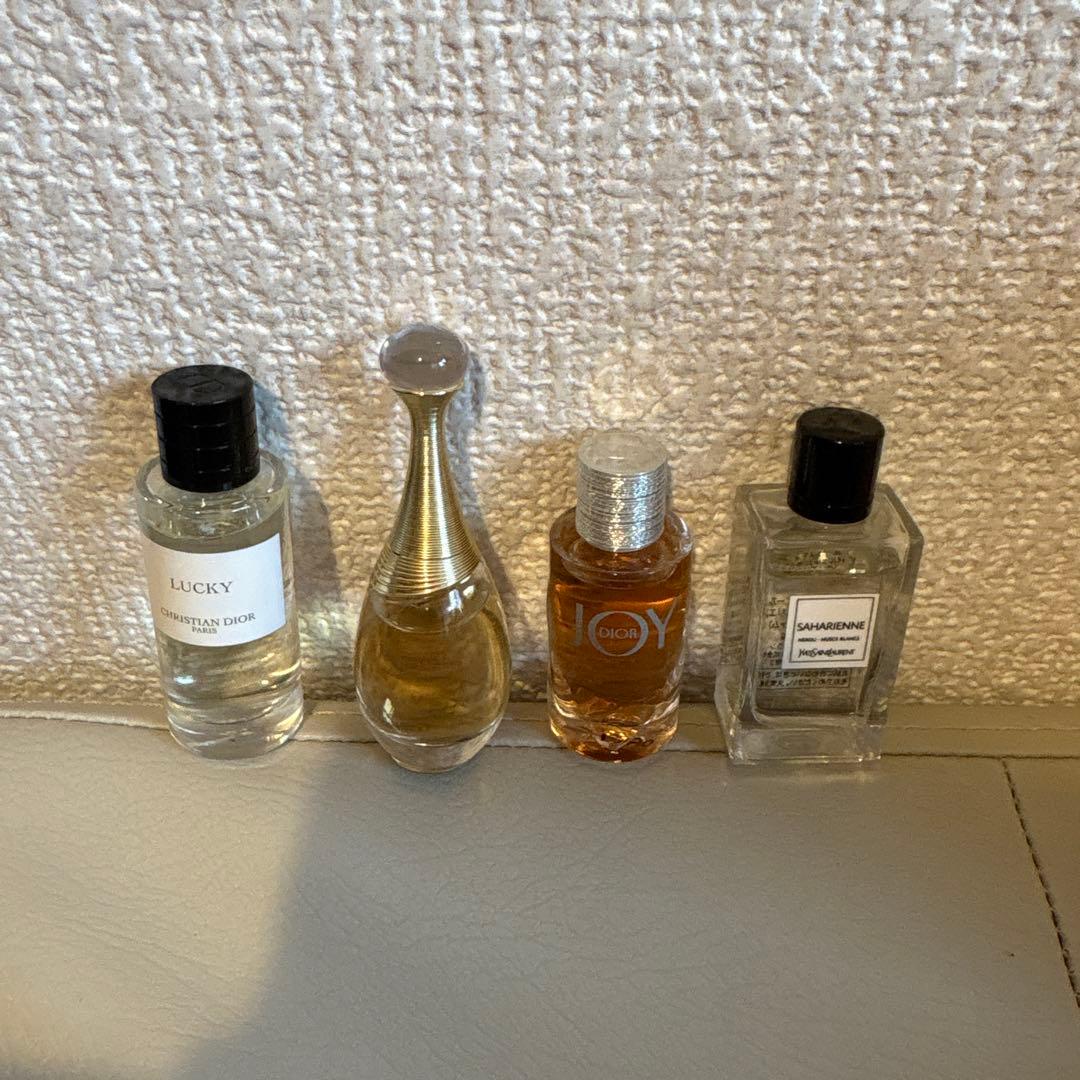ディオール香水3本とイヴサンローラン香水1本のおまとめセット