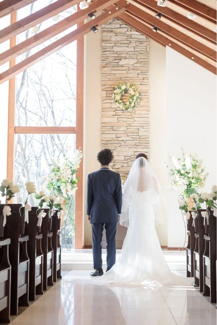 ベール付THE URBAN BLANCHE ウェディングドレス ソフトマーメイド