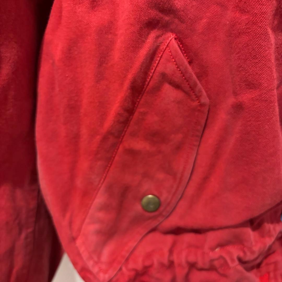 ピンクハウス　ワッペン　ブルゾン　フード　バックプリント　ヴィンテージ