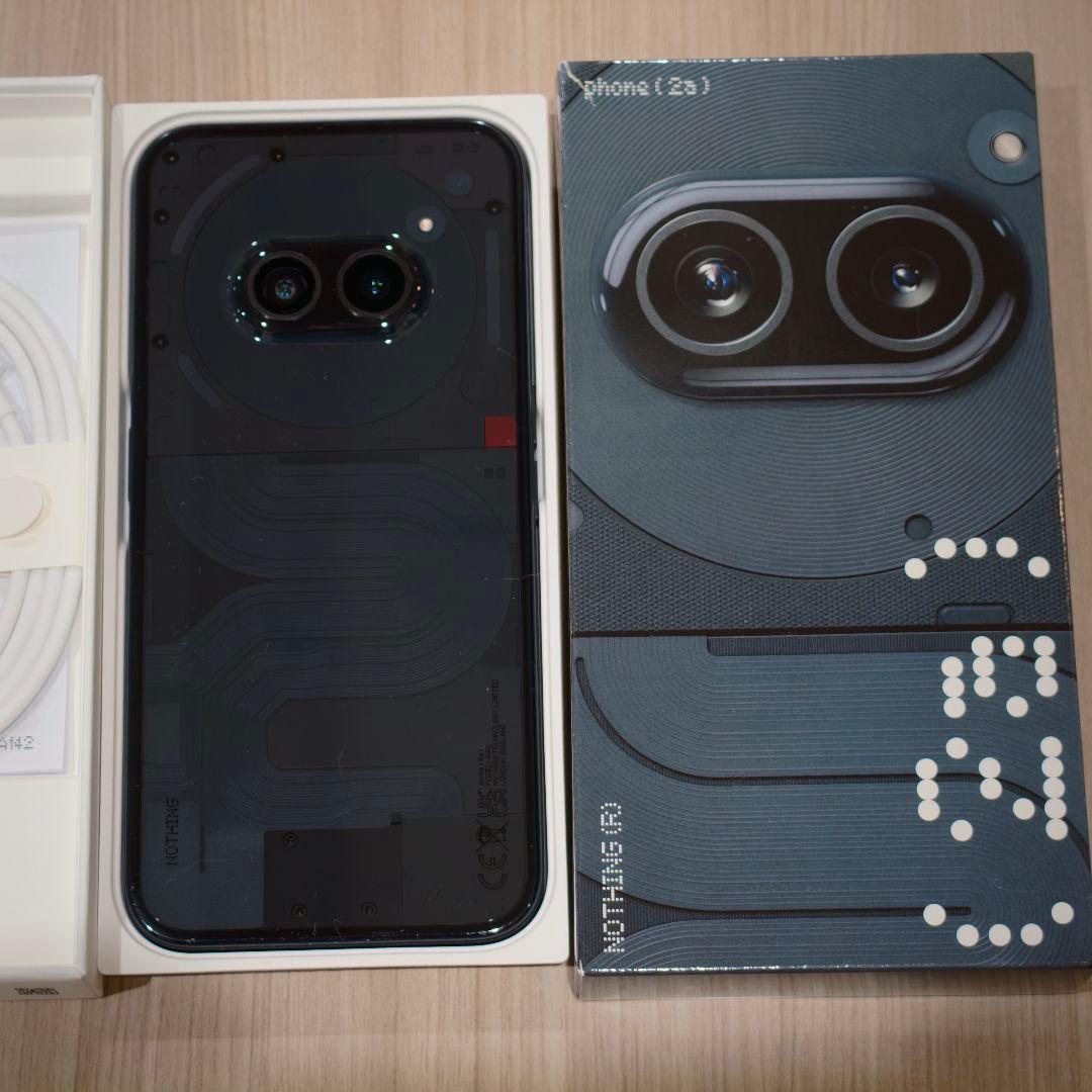 Nothing Phone 2a SIMフリー ブラック ケース付き