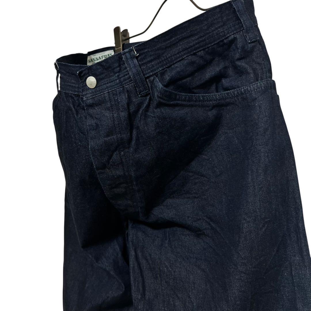 SASSAFRAS ガーデニングアットナイトパンツ 14oz デニム