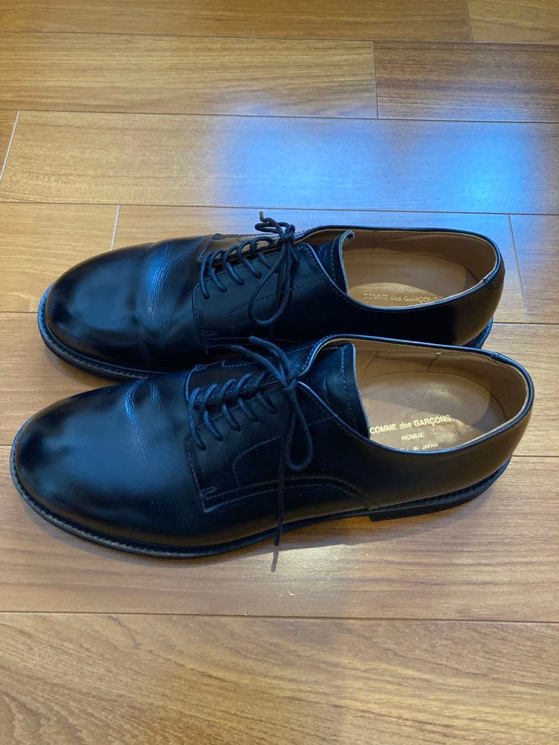 コムデギャルソン オム×NPS 革靴　美品　27cm 28cm 黒