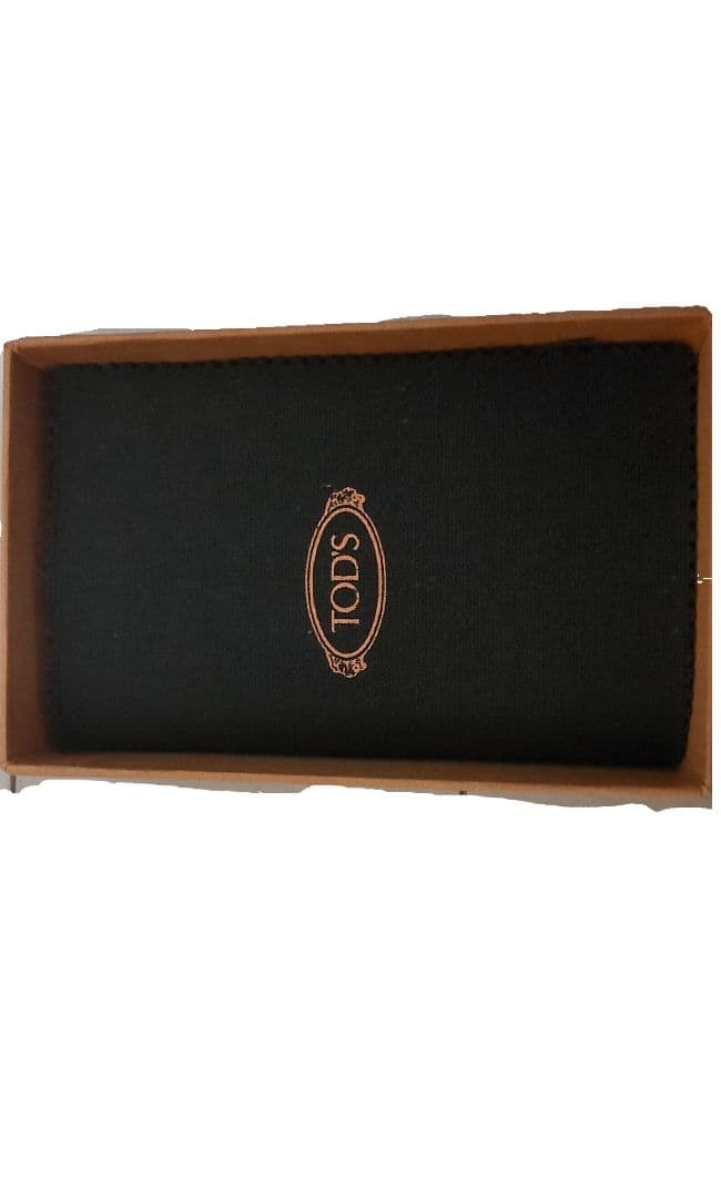TOD'S ブラック レザー 名刺入れ 箱付き