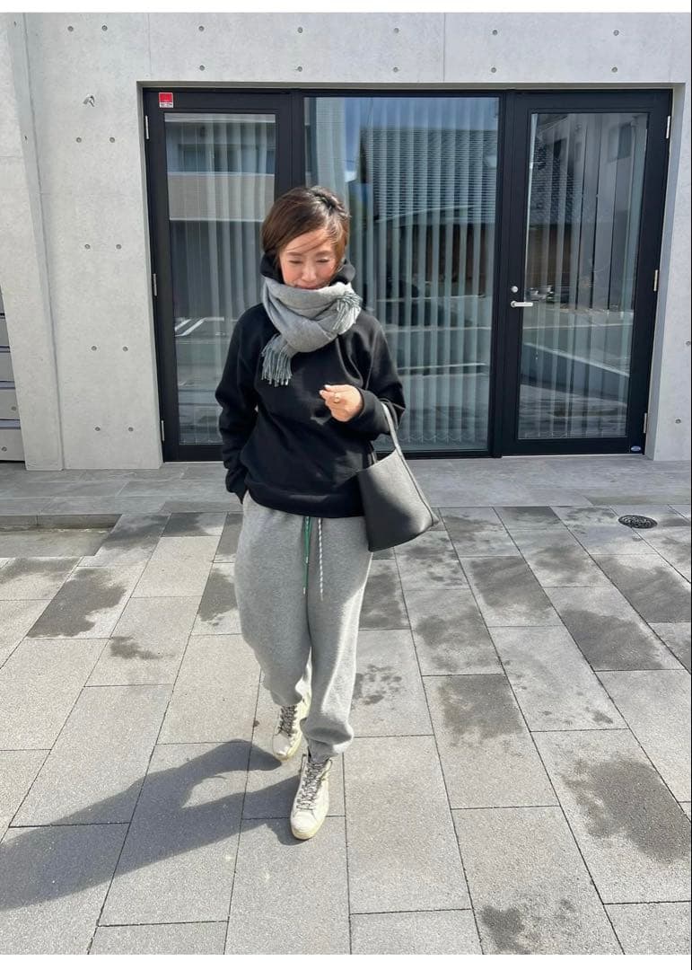 JULY NINE フリースパンツ2026 AW完売商品 グレーＬサイズタグ付き