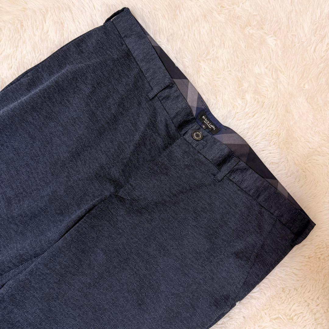 ✨極美品 BLACK LABEL ビジネススーツ 3L ネイビー 大きいサイズ