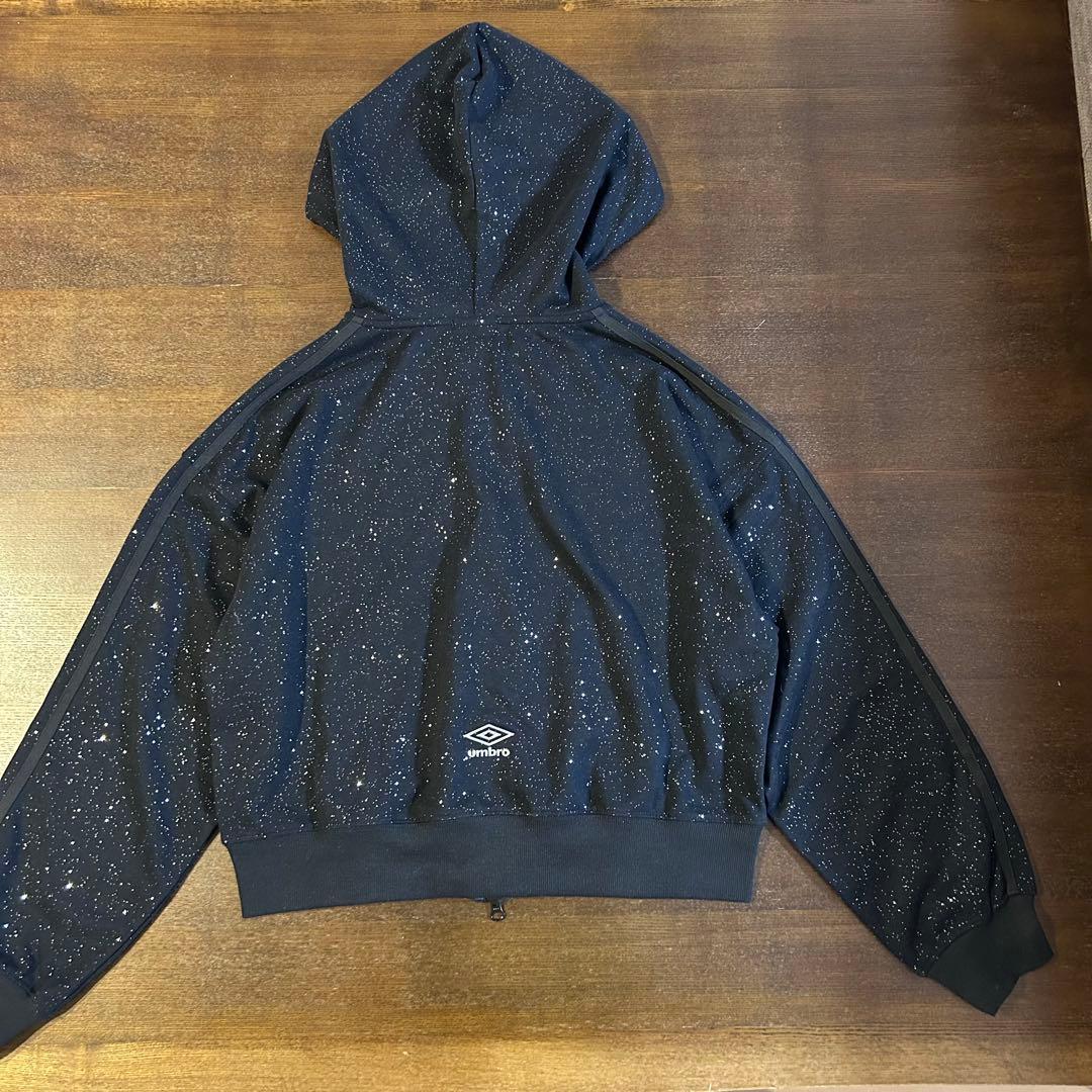 UMBRO×Casselini ライトストーン センターロゴ ダブルジップ