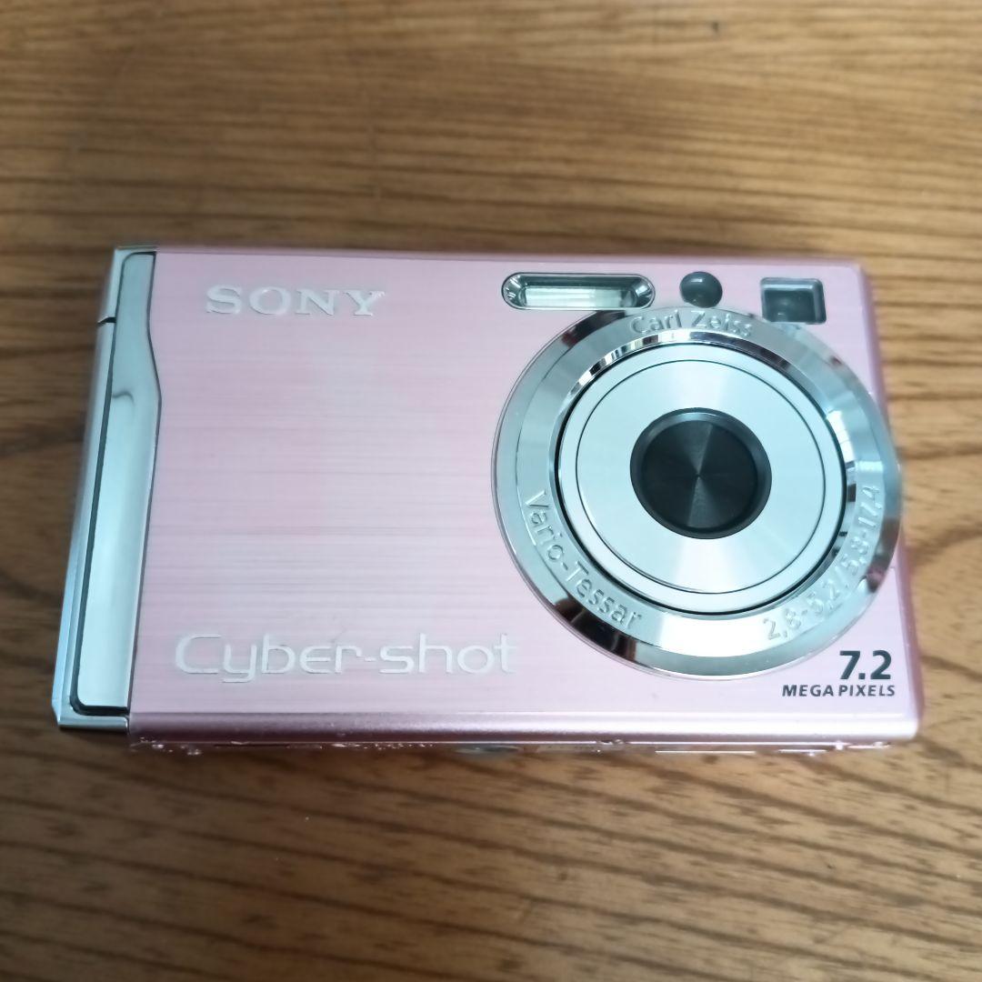 Sony Cyber-shot 7.2メガピクセル ピンク　DSC-W80