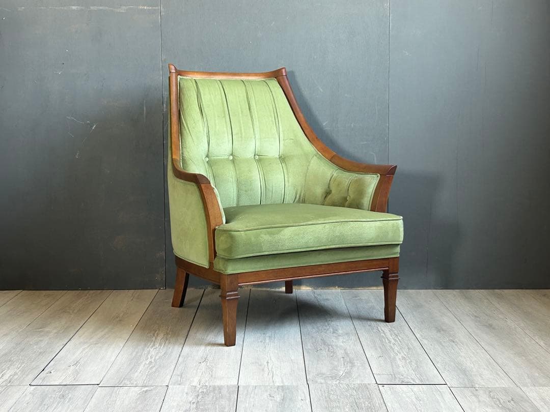 ①マルニ　 maruni サランテ　1Pソファ　パーソナルソファ　グリーン　SZ