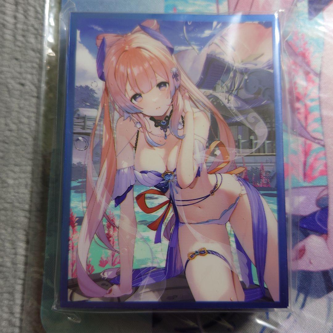 β1 原神 プール&水着 珊瑚宮心海 スリーブ&プレイマット