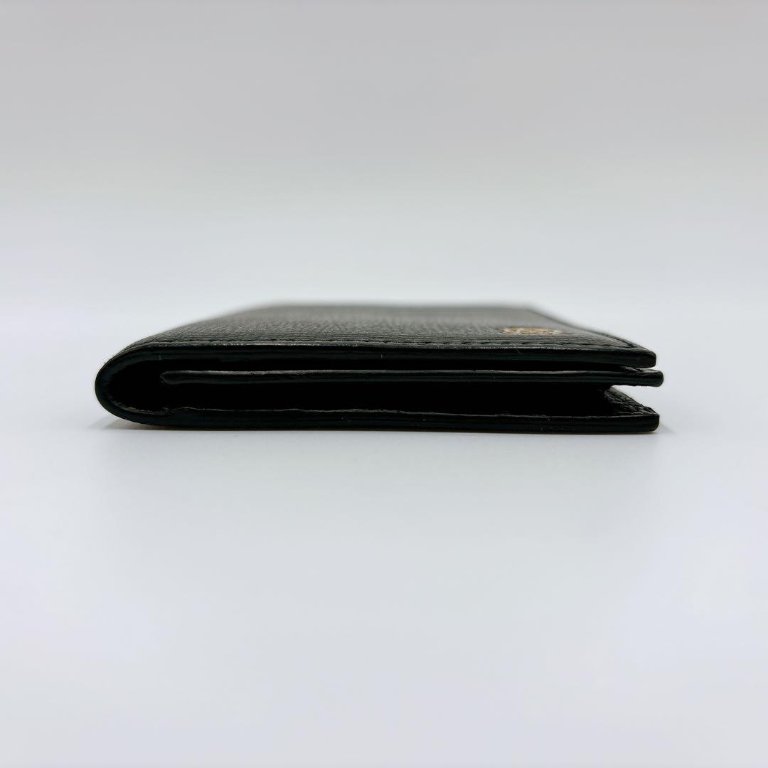 極美品 ＊ dunhill ダンヒル レザー 名刺入れ カードケース ブラック