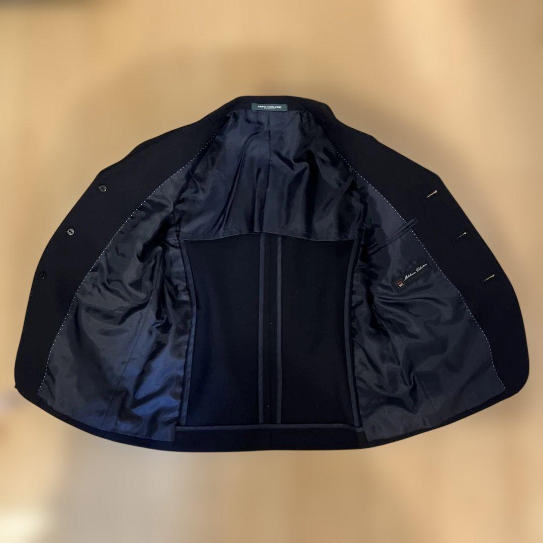 卒園式　お受験　MIKI HOUSE 120センチ　スーツ上下、シャツ3点セット