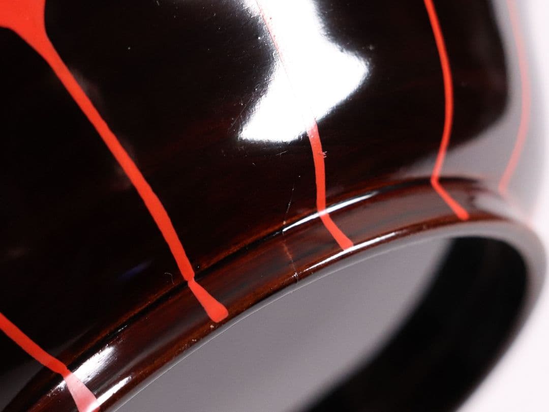 漆芸 木製漆器 菊花 蒔絵 黒塗 木皿 小皿 十六客 10.6cm【MA297】