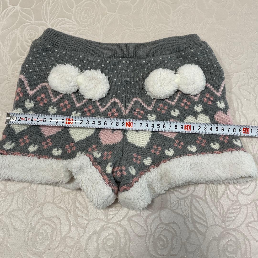 mezzo piano ハート柄セットアウターコートパンツマフラーまとめ売り