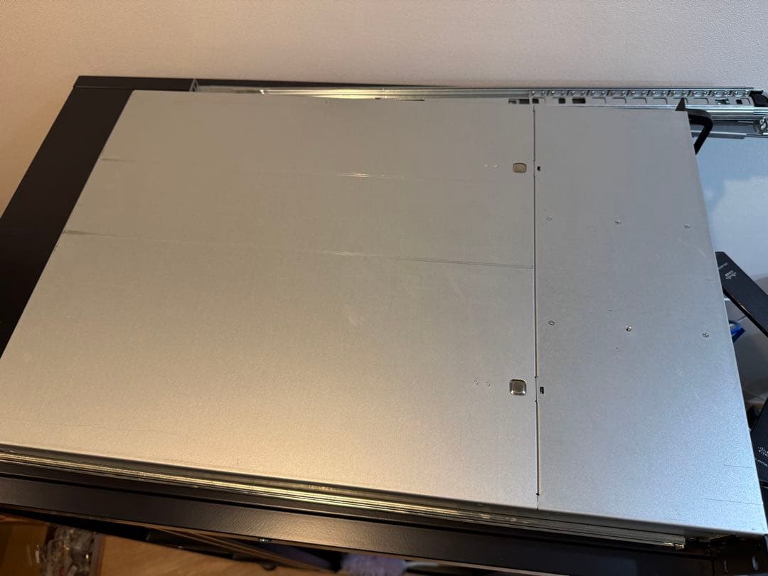 2Uラックマウントケース TGC-F2-650 800W電源 静音ファン交換済