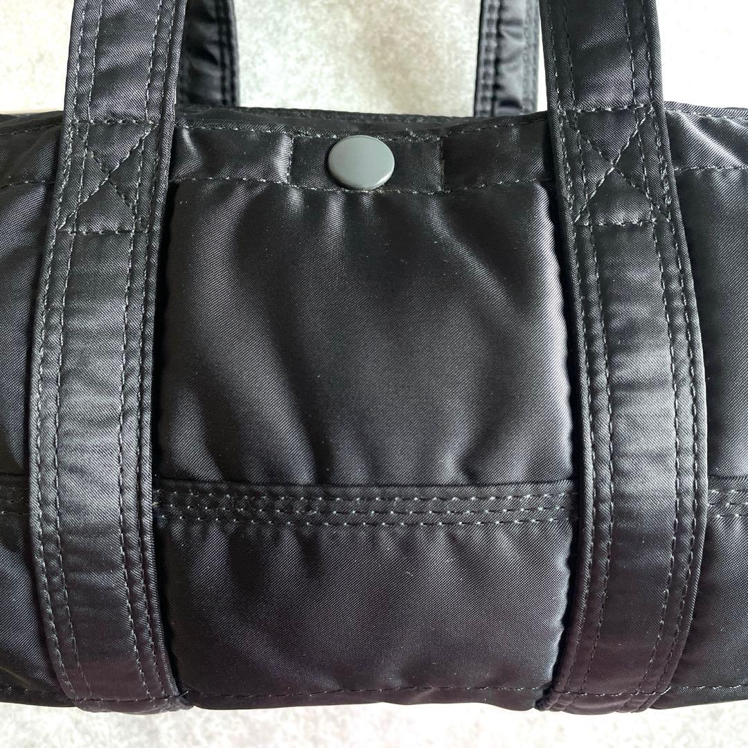 ほぼ新品✨ポーター タンカー ミニボストンバッグ ドラム Sサイズ ブラック