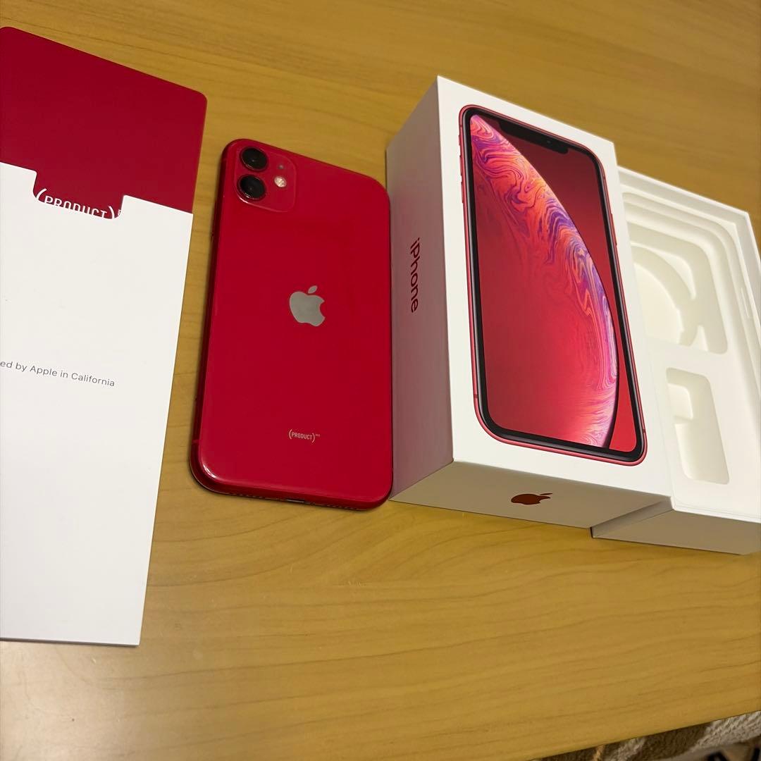 Apple iPhone 11 PRODUCT RED 64GB 箱付き