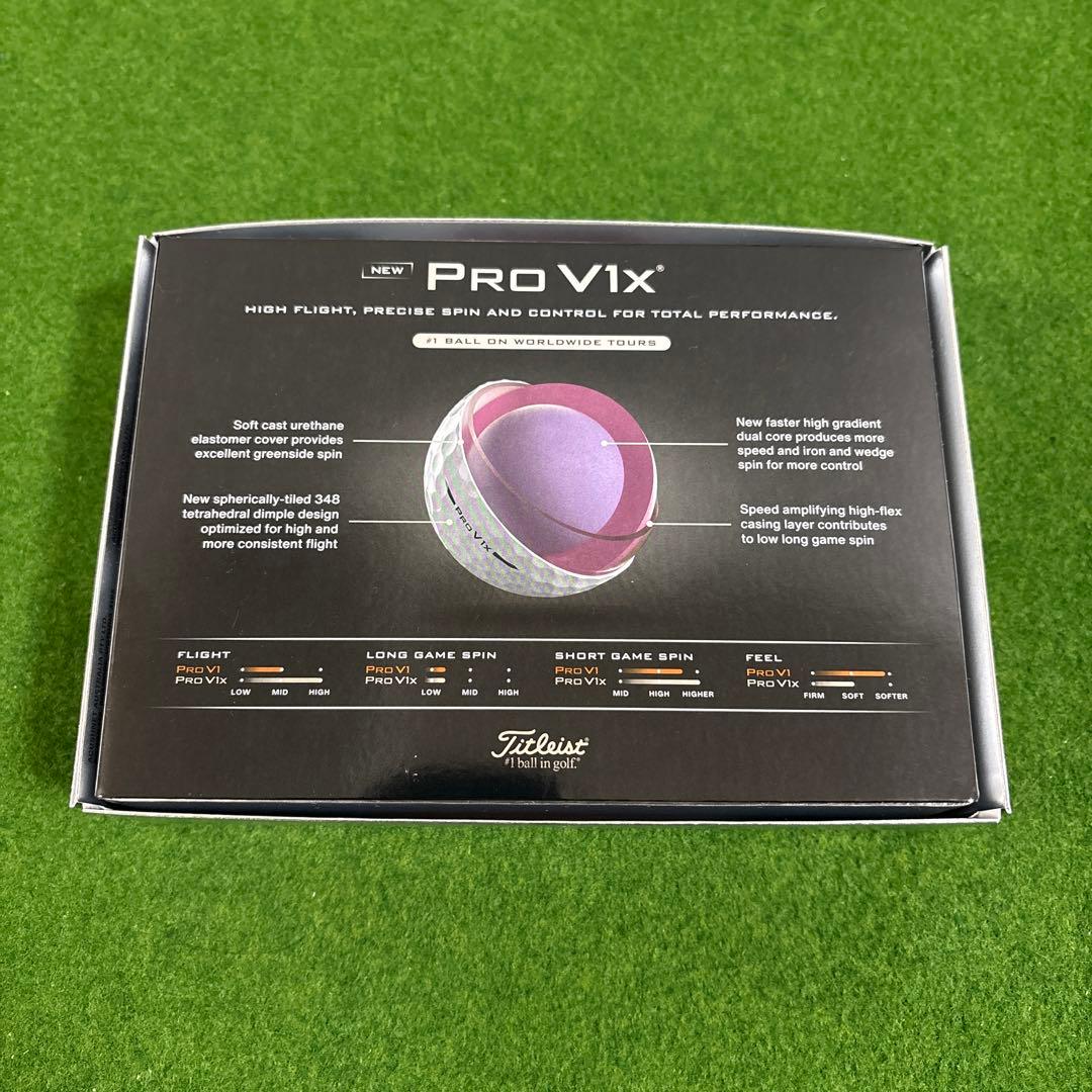 タイトリストPro V1x 2ダース　ゴルフボール
