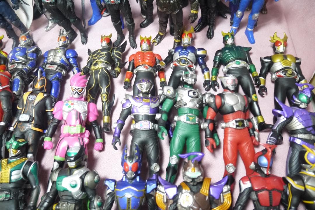 ライダーヒーローシリーズ　ビッグサイズソフビフィギュア　96体セット