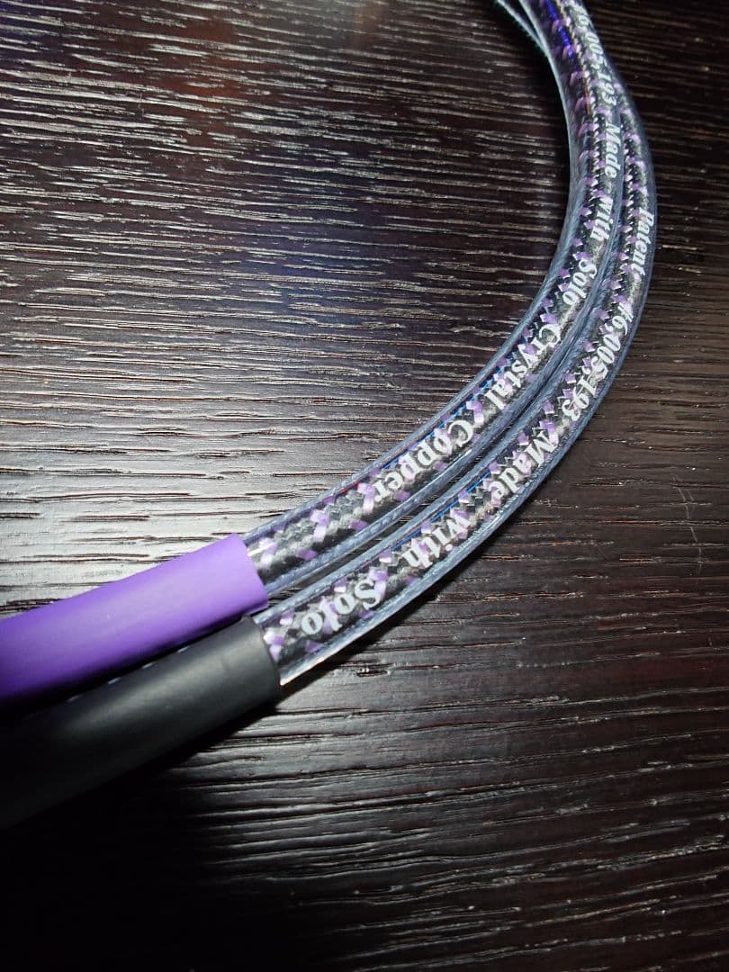 アナリシスプラス Solo Crystal Oval RCAケーブル60cmペア