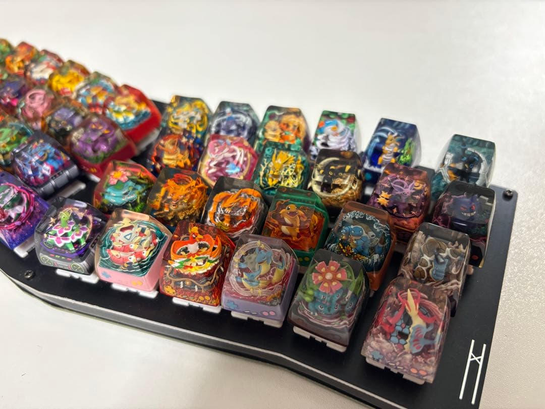 S-Craft Studio製ポケモン Artisanキーキャップ自作キーボード