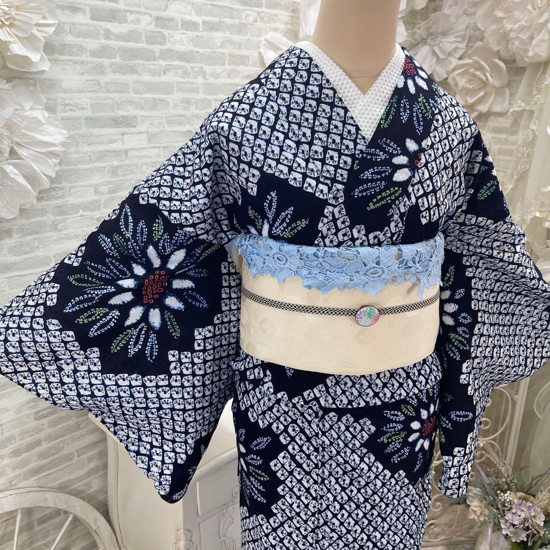 有松絞り浴衣★名古屋帯セット