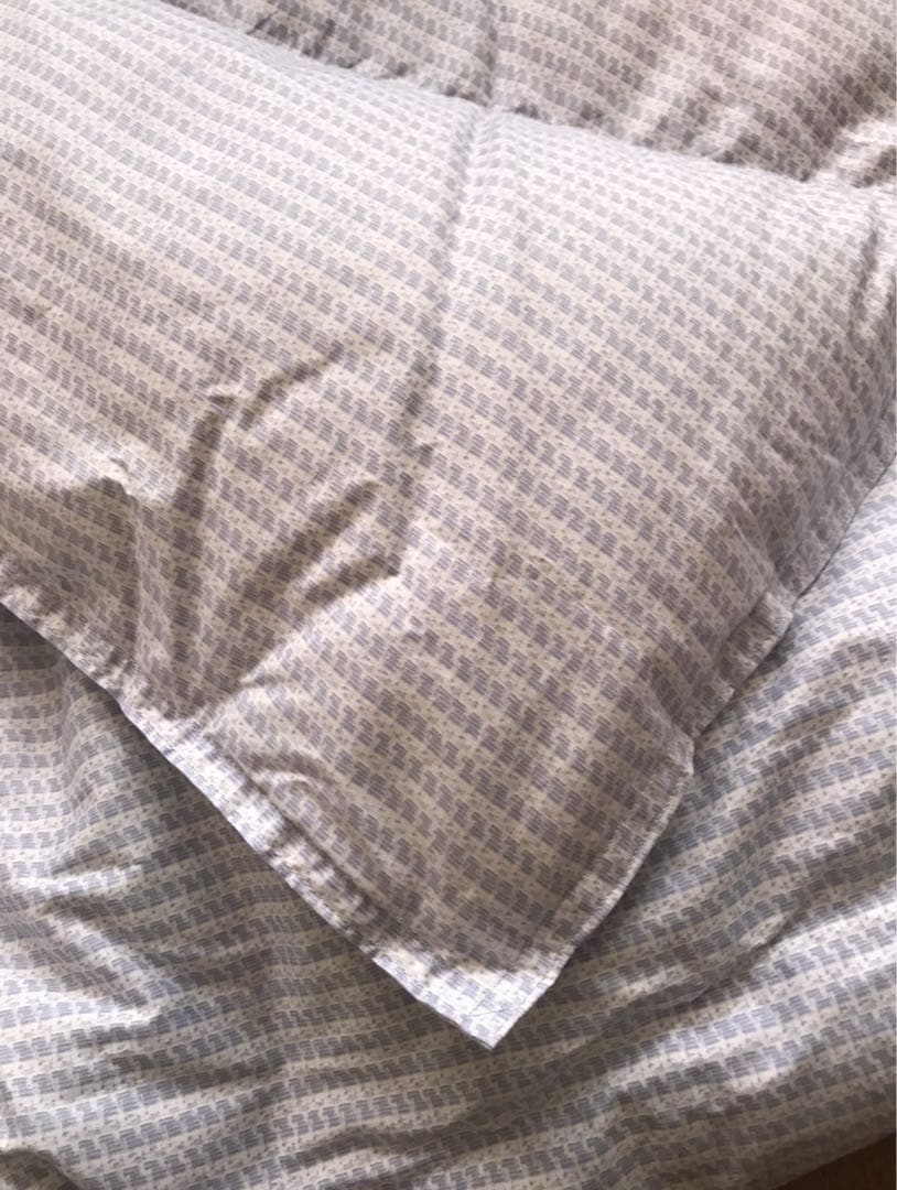 新品 西川(24+) 羽毛肌掛ふとん(ダブル) 送料込 B 定価66000円