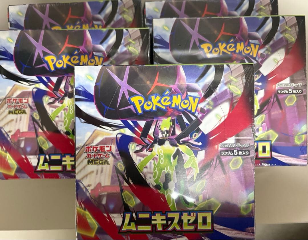 ポケモンカードゲーム ムニキスゼロ 5box シュリンク付き