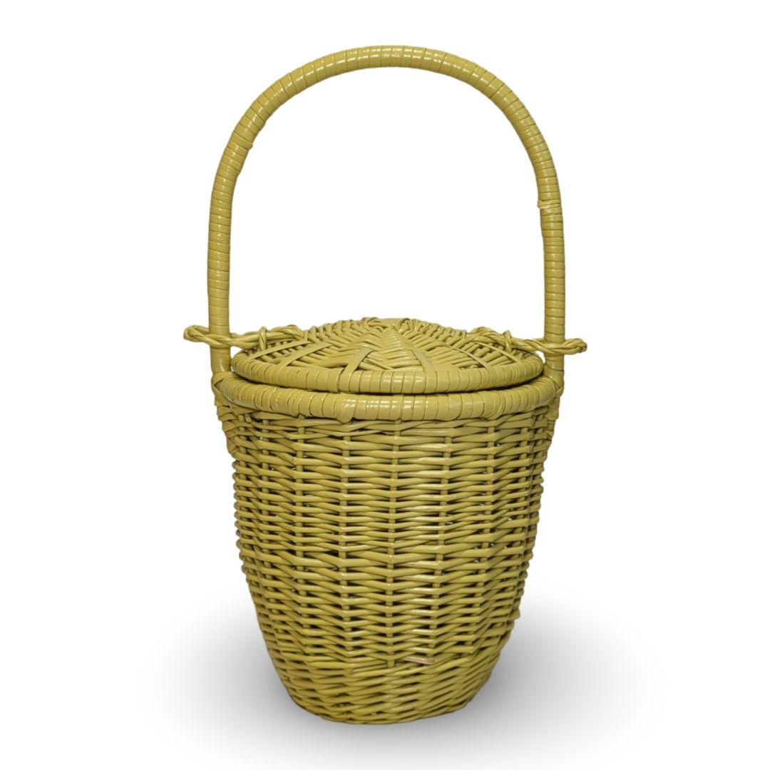 【極美品】PATOU イエロー かごバッグ