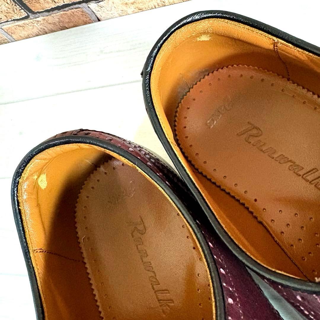 美品■ランウォーク■ビジネスシューズ✨ウィングチップ GELソール セレモニー