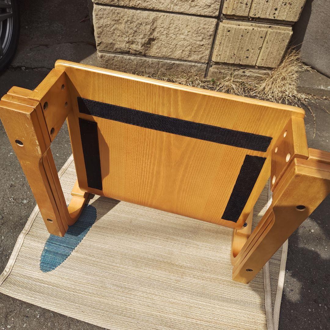 通販生活　楽座椅子　カタログハウス 背当てクッション付き