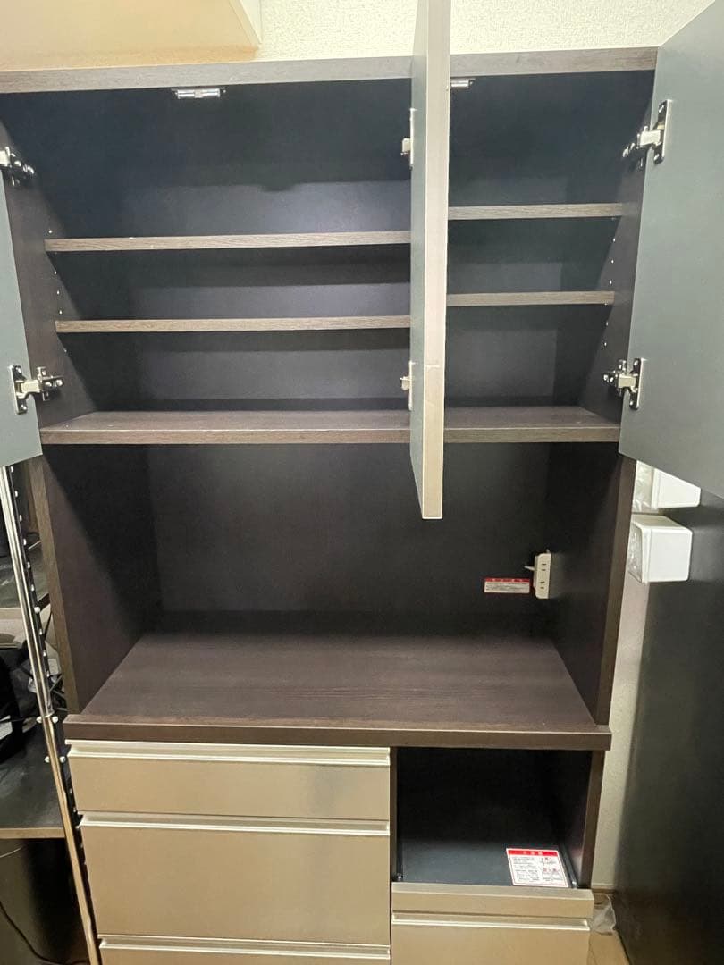 食器棚 カップボード　高橋木工所　ステンレス調