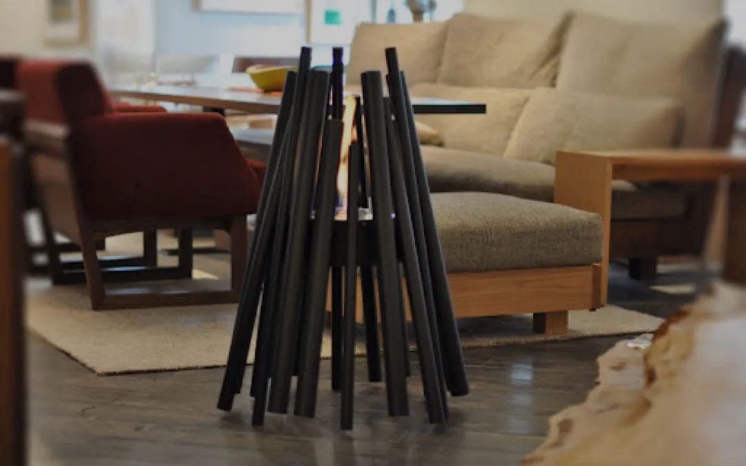 エコスマートファイヤー stix 約50万 モダンインテリアアー ブラック