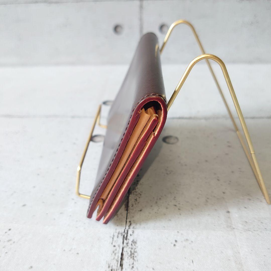 GANZO コードバン レザー 名刺入れ バーガンディ