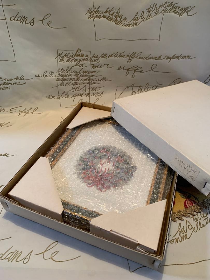 デンマーク製　雑貨　赤い実のリースの額とピューター四季セット　seringa様