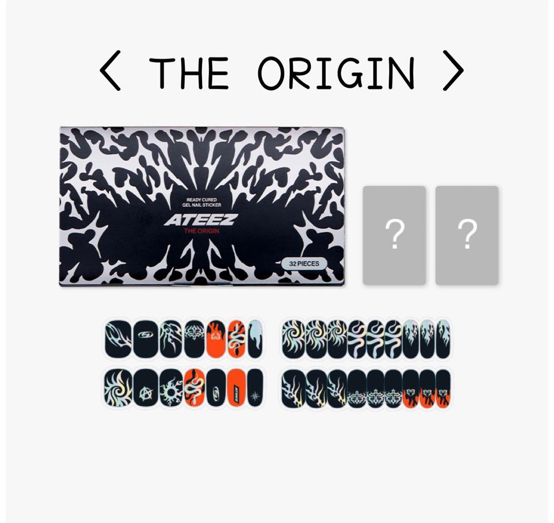 ATEEZ ミンギ　ネイルトレカ　ブラック