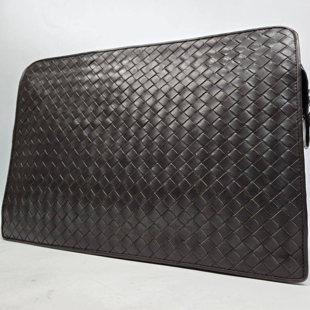 極美品 BOTTEGA VENETA クラッチバッグ イントレチャート