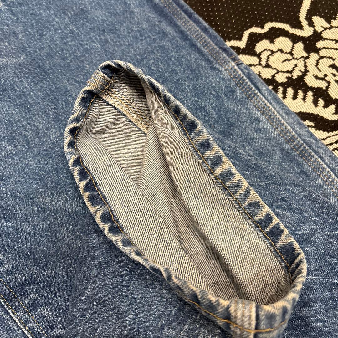 【希少/青】Carhartt 03年製 ダブルニー デニムW40×L32