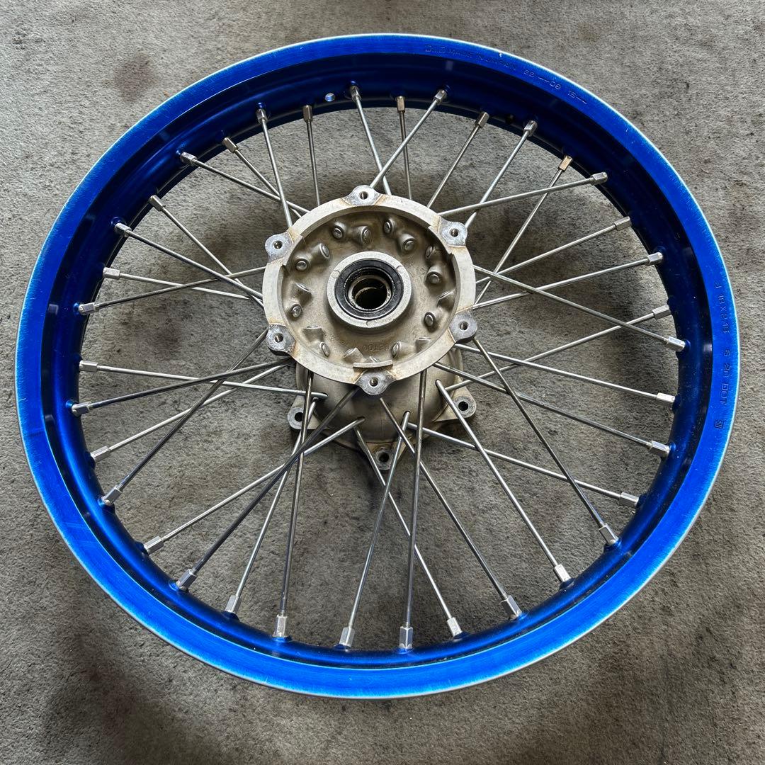 YZ250X YAMAHA D.I.D スポークホイール 青 日本製