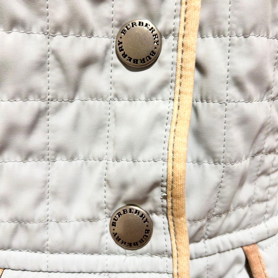 バーバリーロンドン キルティングジャケット ジャンパー コート ジャケット 水色