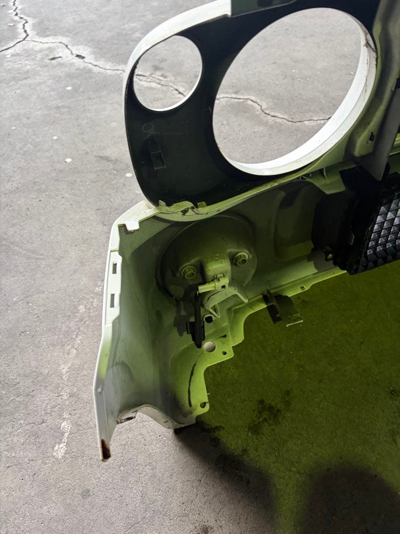 HE21Sラパンss ホワイト フロントバンパー ヘッドライト付き