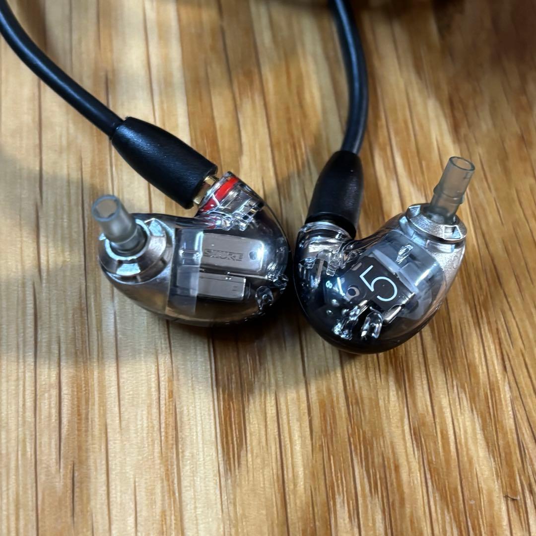 ばっさー）SHURE AONIC5 4.4mm新品リケーブルおまけ付き