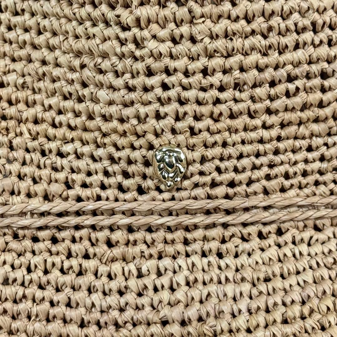 【美品】ヘレンカミンスキー ラフィア ハット プロヴァンス10 ベージュ