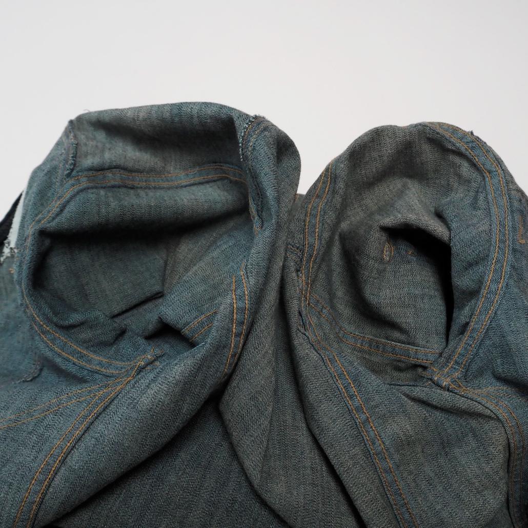 PPFM ARCHIVE Y2K スカル刺繍ボンテージデニムつなぎ 00s L